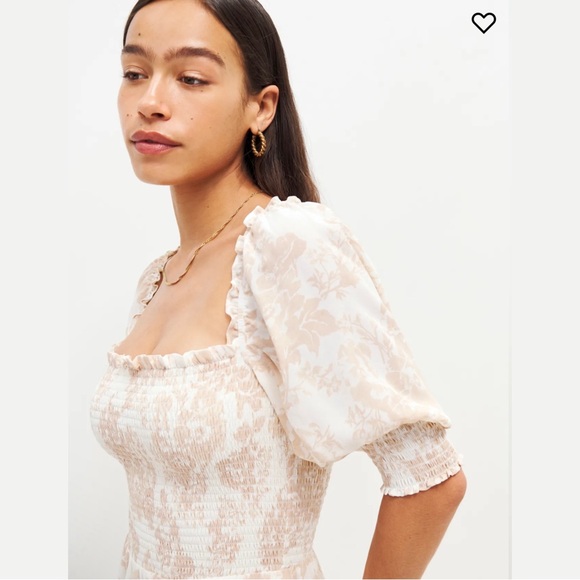 NWT Reformation Elle Mini Dress in Abalone (Size 2) - Picture 3 of 6